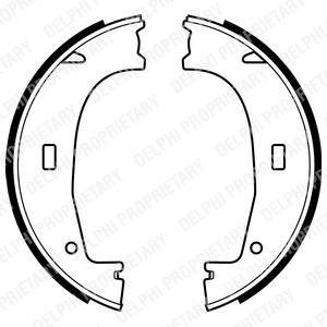 Барабанные(тормозные) колодки Delphi LS1704