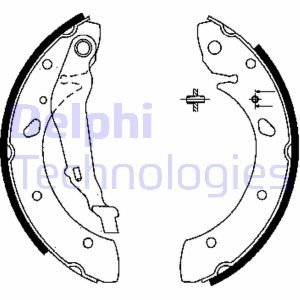 Гальмівні колодки, барабанні Delphi LS1843