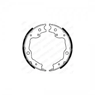 Фото гальмівні колодки, барабанні Delphi LS1999 Гальмівні колодки, барабанні Delphi LS1999