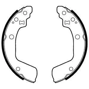 Гальмівні колодки (набір) Delphi LS2046