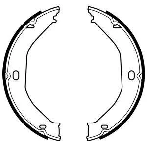 Барабанні гальмівні колодки Delphi LS2078