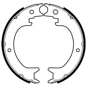 Барабанні гальмівні колодки Delphi LS2082