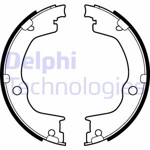 Тормозные колодки, барабанные Delphi LS2106