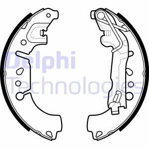 Тормозные колодки, барабанные Delphi LS2135