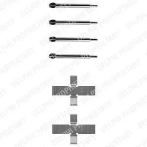 Фото к-т установчий задн.гальм. колодок W123 Delphi LX0003 К-т установчий задн.гальм. колодок W123 Delphi LX0003