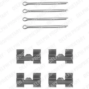 Ремкомплект тормозных колодок Delphi LX0032