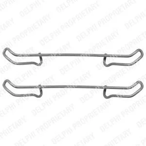 Фото р/к установки передніх гальмівних колодок FIAT FORD Delphi LX0076 Р/к установки передніх гальмівних колодок FIAT FORD Delphi LX0076