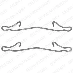 Фото 1 - монтажний компл.,гальм.колодки Delphi LX0088 Монтажний компл.,гальм.колодки Delphi LX0088 (фото 1)