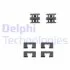 Ремкомплект гальмівних колодок Delphi LX0196 (фото 1)