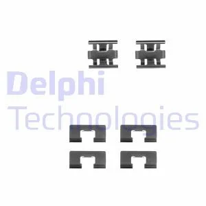 Ремкомплект гальмівних колодок Delphi LX0196