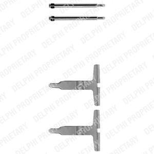 Ремкомплект тормозных колодок Delphi LX0312