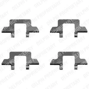 Ремкомплект гальмівних колодок Delphi LX0341