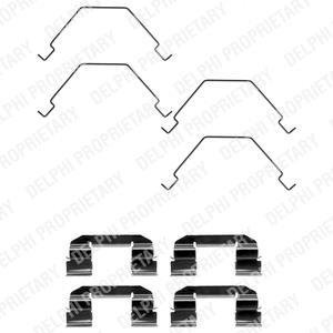 Ремкомплект тормозных колодок Delphi LX0375