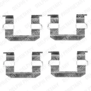 Ремкомплект тормозных колодок Delphi LX0400