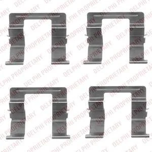 Ремкомплект тормозных колодок Delphi LX0420