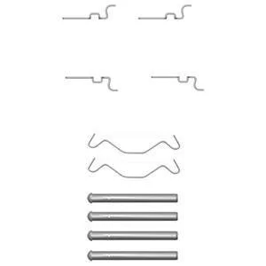 Фото тормозные колодки (монтажный набор) Delphi LX0435 Тормозные колодки (монтажный набор) Delphi LX0435