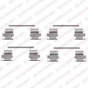 Тормозные колодки (монтажный набор) Delphi LX0462
