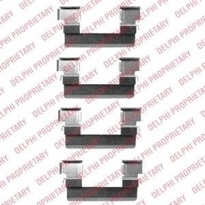 Ремкомплект тормозных колодок Delphi LX0466