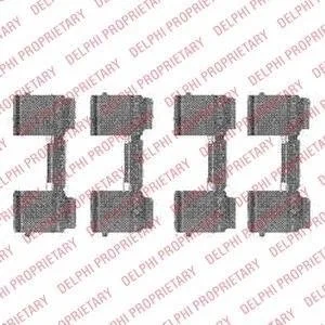 Ремкомплект тормозных колодок Delphi LX0477