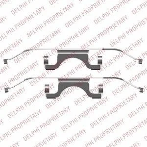 Ремкомплект гальмівних колодок Delphi LX0503