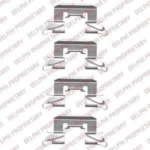 Тормозные колодки (монтажный набор) Delphi LX0507