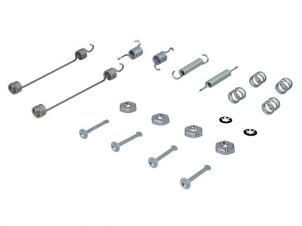 Монтажний к-кт. гальм. колод. R11,Citroen Xsara,ZX,Peugeot 306 Delphi LY1055