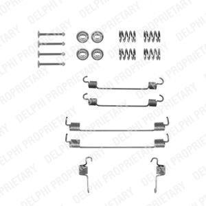 Ремкомплект барабанних(гальмівних) колодок Delphi LY1268 (фото 1)