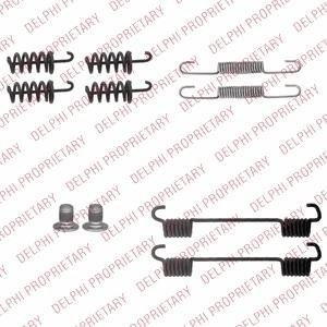 Р/к барабанних гальм. колодок ручника (ATE) CHRYSLER CROSSFIRE MAYBACH 57 MERCEDES C (C204), C (CL2 Delphi LY1360 (фото 1)