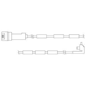 Контрольный контакт, контроль слоя тормозных колодок Delphi LZ0106 (фото 1)