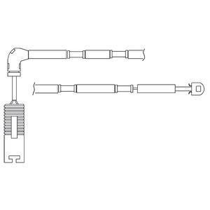 Контрольний контакт, контроль шару гальмівних колодок Delphi LZ0181