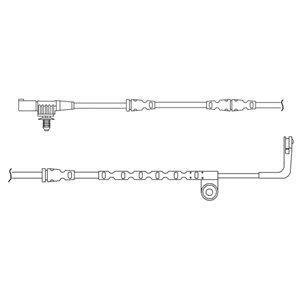 Контрольний контакт, контроль шару гальмівних колодок Delphi LZ0193 (фото 1)