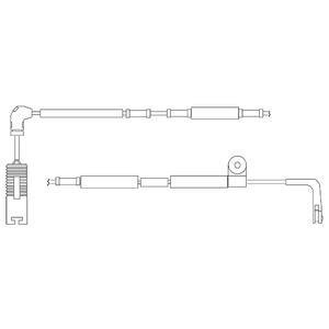 Контрольный контакт, контроль слоя тормозных колодок Delphi LZ0196 (фото 1)