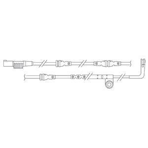 Контрольный контакт, контроль слоя тормозных колодок Delphi LZ0203 (фото 1)
