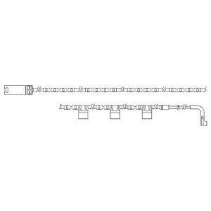 Датчик зносу гальмівних колодок Delphi LZ0234