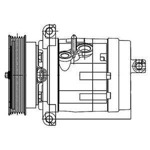 Компрессор кондиционера Delphi TSP0155984