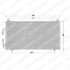 Радиатор кондиционера Delphi TSP0225130