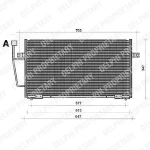 Радиатор кондиционера Delphi TSP0225204