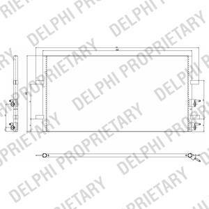 Радиатор кондиционера Delphi TSP0225640 (фото 1)