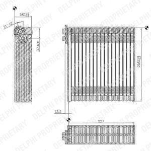 Испаритель кондиционера Delphi TSP0525153