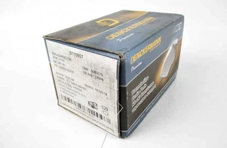 Фото 1 - гальмівні колодки, дискове гальмо (набір) Denckermann B110907 Гальмівні колодки, дискове гальмо (набір) Denckermann B110907 (фото 1)