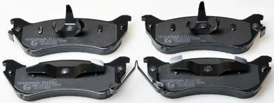 Комплект гальмівних колодок задній Denckermann B111262