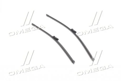 Щітки склоочисника Flat 600/500mm Audi A5/BMW X5/Renault Twingo 1.5dCi 08- Denckermann VD10071