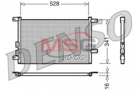 Радиатор кондиционера DENSO DCN01003 (фото 1)