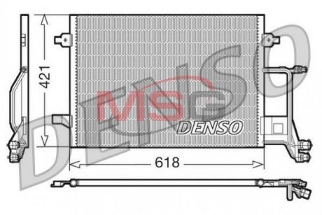 Радиатор кондиционера DENSO DCN02013