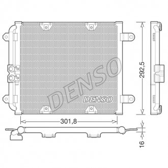 Радіатор кондиціонера DENSO DCN02028 (фото 1)