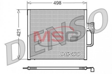 Радиатор кондиционера DENSO DCN05015