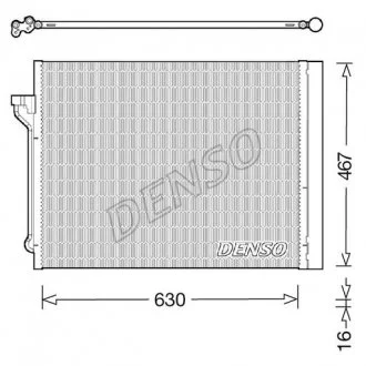 Радіатор кондиціонера DENSO DCN05029