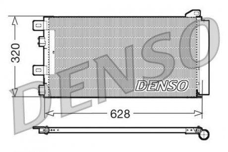 Радиатор кондиционера DENSO DCN05101 (фото 1)