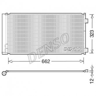 Радіатор кондиціонера DENSO DCN05103 (фото 1)