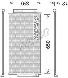 Радіатор кондиціонера DENSO DCN09047 (фото 1)